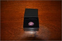 Sterling & Pink Stones Ring