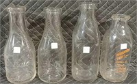 4 Milk Bottles