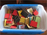 Tote full of large group of matchbooks with