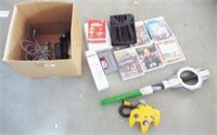 Wii gaming console with (5) Games. Untested.