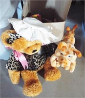 Teddy bears, stuffed animals, dolls, etc.