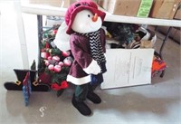 Large group of Christmas items including coat
