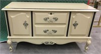 PAINTED FRENCH PROVENCIAL LANE CEDAR CHEST