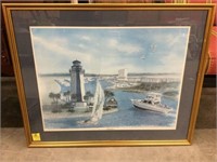 COQUINA HARBOUR PRINT BY RONALD WILLIAMS