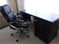 Single Pedestal Desk & Chair