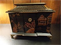 Oriental Pagoda Jewelry Box