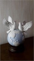 Music Box Dove -World Peace Figurine