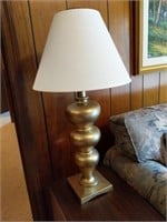 Gold Tone Table Lamp
