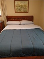 Queen Size Bed and Bedding