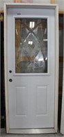 STEEL DOOR AND FRAME 32"X80"