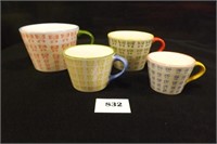 CERAMIC MEASURING CUPS BY PIER ONE IMPORTS