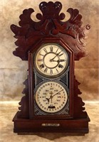 1894 Charles Fleshtinger Calendar Mantel Clock