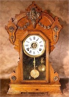 1909 Seth Thomas Wood Case Mantel Clock