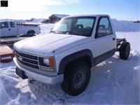 1992 Chev 3500 4x4 Cab & chassis,