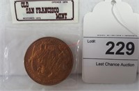 Old San Francisco Mint Coin