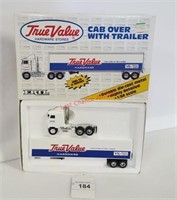 True Value Cab Over With Trailer 1/64 Scale