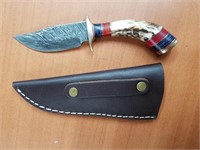 Hand Made 6" Damascus Hunting Knife
