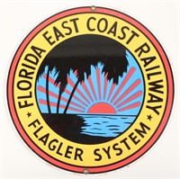FLORIDA EAST COAST RAILWAY FLAGLER SYSTEM SIGN