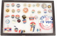 COLLECTION OF 20TH CENTURY POLITICAL PINS