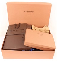 EMPTY LOUIS VUITTON BOXES AND ACCESSORIES