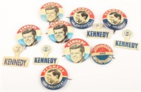 PRESIDENT J F KENNEDY LBJ CAMPAIGN BUTTONS PINS