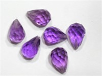 41M- genuine amethyst (10.0ct) gemstones