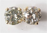 45M- 14k gold diamond (0.28ct) earrings