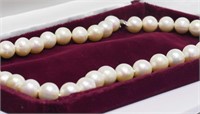 2M- freshwater pearl necklace w/ SS clasp $1,080