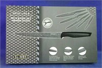 New in package Swiss Line 5pc Knife Set