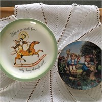 Holly Hobbie & Hummel Collector's Plates