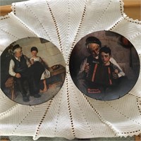 Norman Rockwell Plates by Knowels