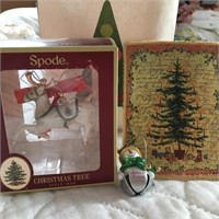 Spode Christmas Ornament & Asst Items