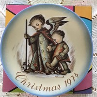 Hummel Christmas Plate 1974