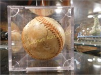 Mickey Mantel signed, autographed baseball