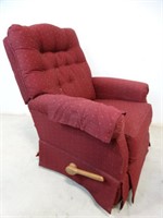 Upholstered Traditional Rocking Recliner