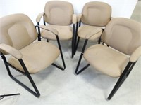 Set of (4) Cushioned Armchairs