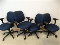Set of (4) HON 7700 Series Task Chairs