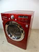 Red LG Direct Drive Washer WORKS