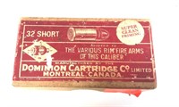 Dominion Cartridge Co. Limited .32 Short Bullets