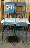 4 Costco Folding Chairs