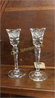 PAIR OF WATERFORD CANDLE STICKS