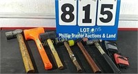 8 Pc Hammer & Allen Wrench Lot