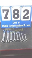 8 piece metric Pittsburgh ratchet wrench set