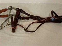 Leather Horse Bridle and Bit