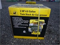 4.6 Gallon Twin Stack Air Compressor