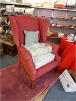 Red upholstered Chair