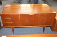 MID CENTURY SIDEBOARD (STAINS ON TOP), 60 1/2"