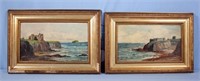 Pair C. Middleton 19th C. Scottish Coastal Scenes