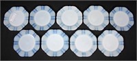 Set of Nine Monax, American Sweetheart, 8" Plates