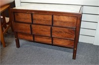3 DRAWER LOW CHEST WITH MARBLE TOP